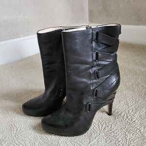 Black Boutique 9 Heeled Boots womens 9M
